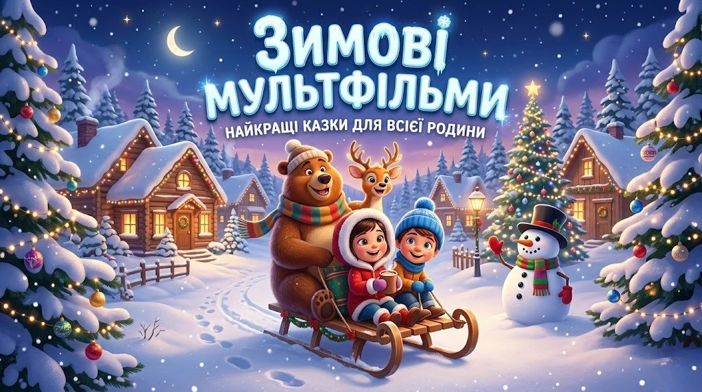 Кращі зимові мультфільми для святкового вечора