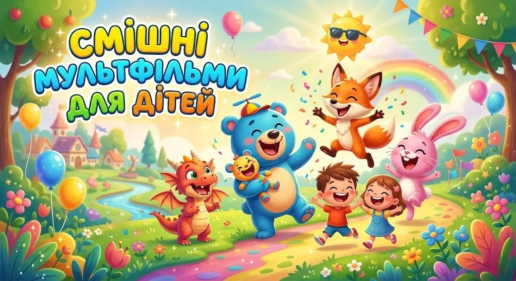 Топ-4 смішні мультфільми для дітей різного віку