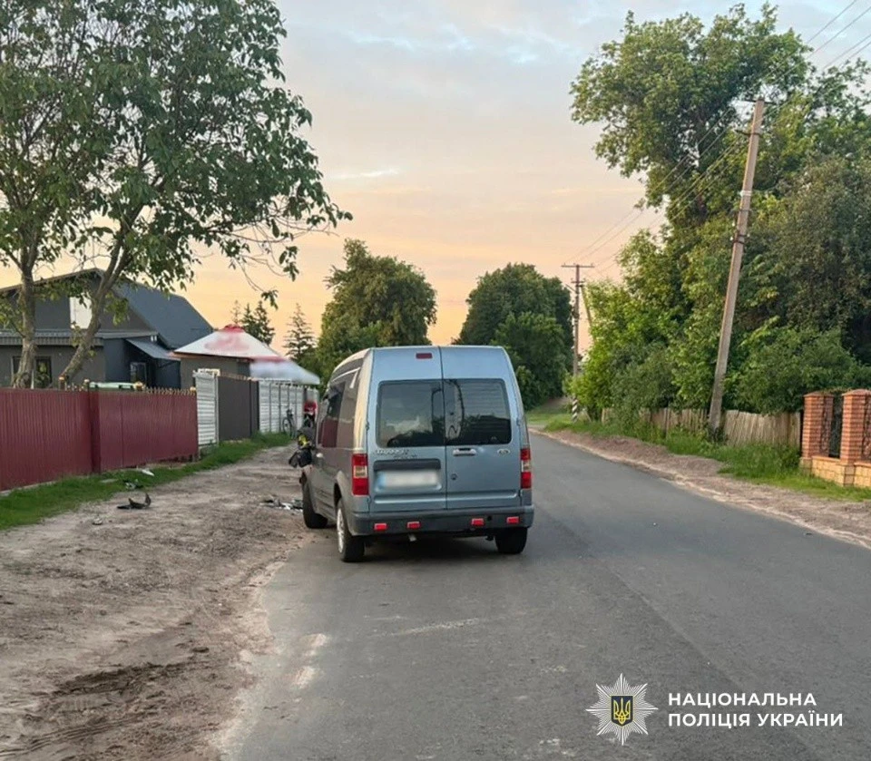 П’яний водій Ford спричинив ДТП з мотоциклом на Житомирщині